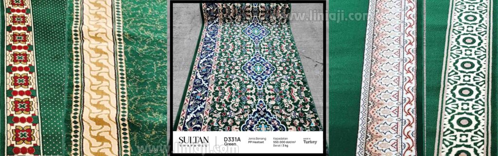 Karpet Masjid Hijau Sultan